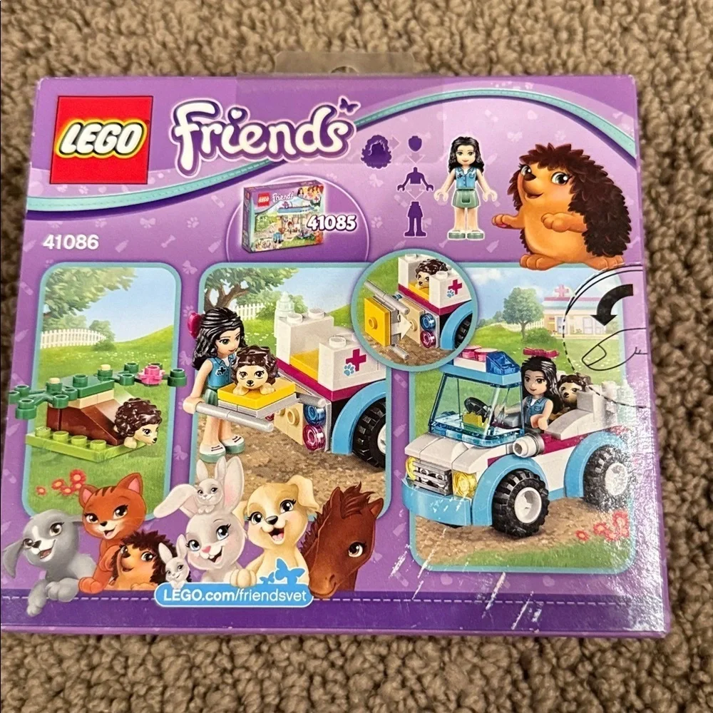 Lego Friends vet ambulance #41086 set 89 pieces new in sealed box